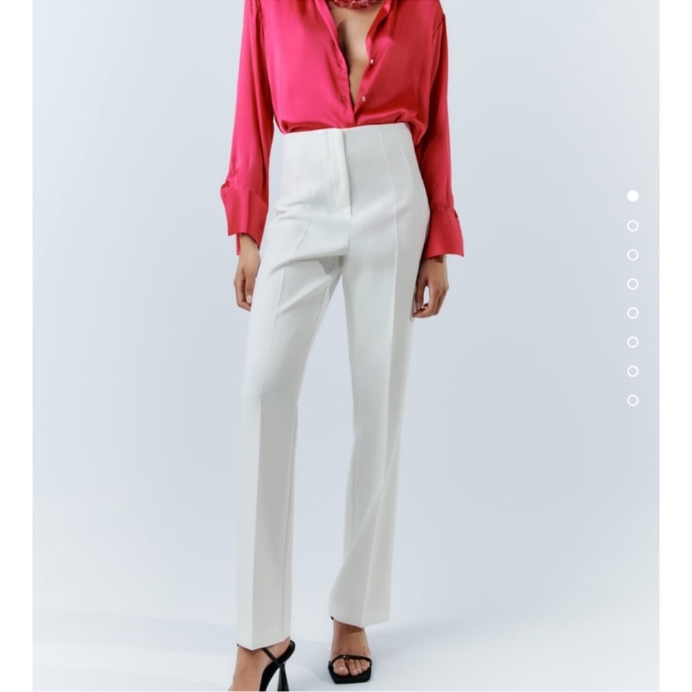 ZARA FLARED HIGH-WAISTED PANTS